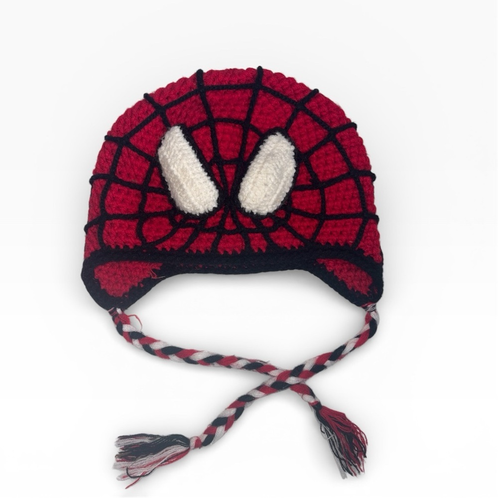 Spider-Man Crochet Beanie